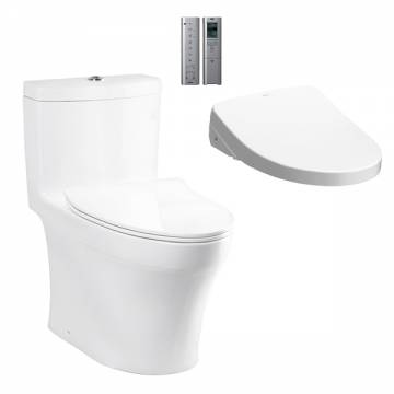 TOTO C889DESI#XW One Piece Toilet Bowl + TFC4911 Washlet